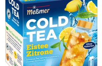 Meßmer Cold Tea Eistee Zitrone Pyramidenbeutel