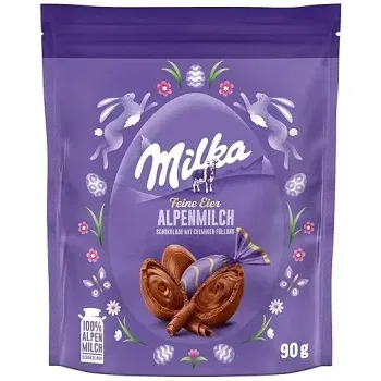 Milka Feine Eier Alpenmilch 90g Schokolade