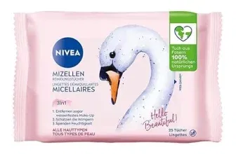 NIVEA 3in1 Mizellen Reinigungstücher - effektive Reinigung und sanfte Pflege in einem Produkt