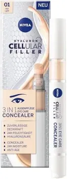 NIVEA Hyaluron Cellular Filler 3IN1 Augenpflege Concealer Hell