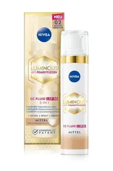 NIVEA Luminous 630 Anti-Pigmentflecken CC Fluid LSF 30 mittel