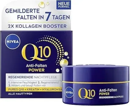 NIVEA Q10 Anti-Falten POWER Regenerierende Nachtpflege - 50ml