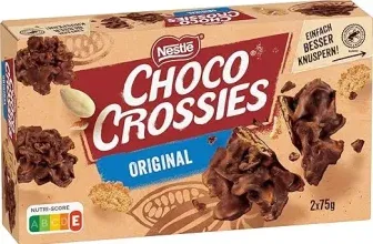 Nestlé CHOCO CROSSIES Original 2 à 75g für 1,99 € inkl. Prime-Versand