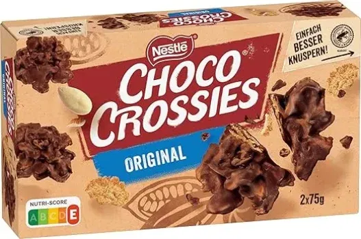 Zwei Packungen Nestlé CHOCO CROSSIES Original 75g zum Preis von 1,99 € mit Prime-Versand