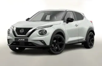 Weißer Nissan Juke 114 DCT Tekna Facelift - kompaktes SUV mit 114 PS Benzinmotor