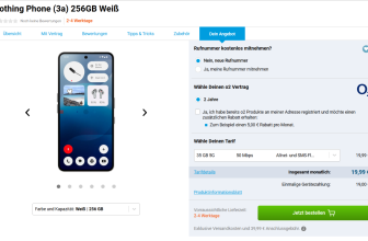 Gomibo Nothing Phone 3a und o2 Basic 35 GB 5G-Angebot