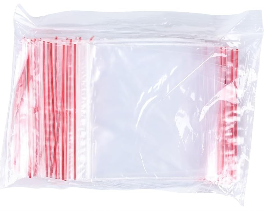 Officer Products Zip Beutel Druckverschluss 5 X 7 Cm 100 Stueck 1Er Pack Transparent