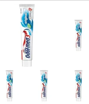 5x Odol-med3 Original Zahnpasta 3in1 Schutz 75ml ab 4,95 € inkl. Prime-Versand
