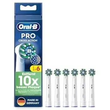 Oral-B Pro CrossAction Aufsteckbürsten - 6 Stück Packung