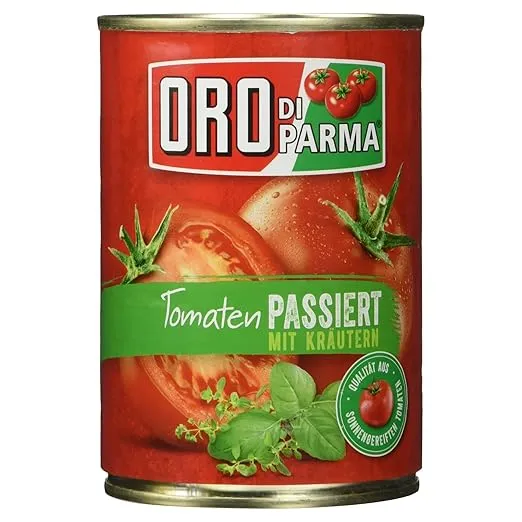 Oro Di Parma Tomaten Passiert Mit Kraeutern