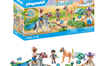 PLAYMOBIL Horses of Waterfall 71495 Set für Kinder - Pferdefiguren und Zubehör