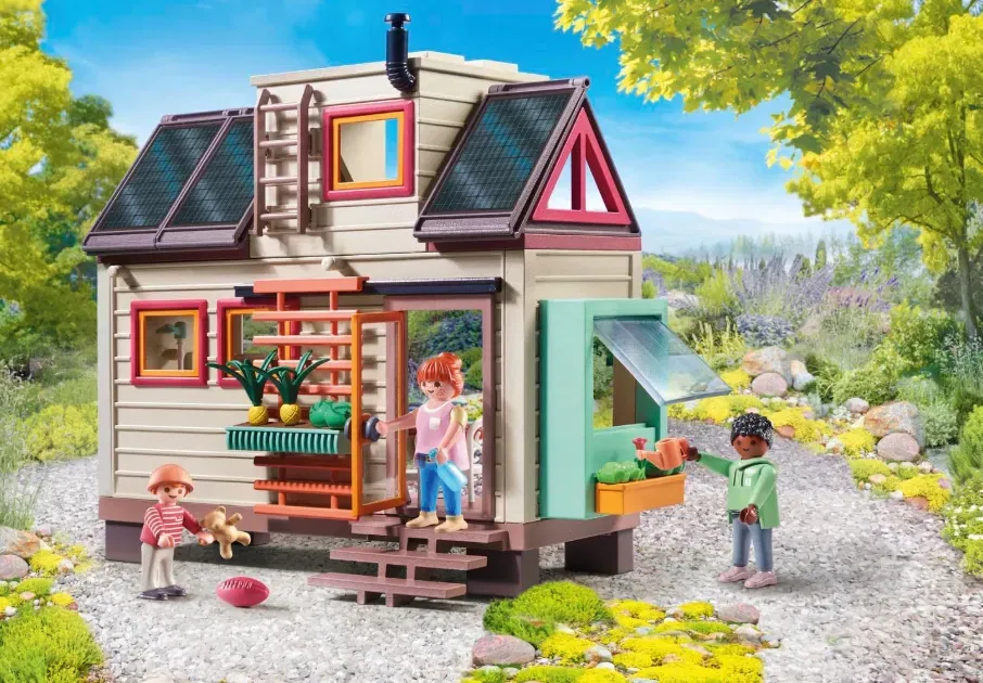 PLAYMOBIL myLife 71509 Tiny Haus vielfaeltig eingerichtetes Familienhaus mit detailgetreuem Zubehoer Minihaus Schnäppchen, Deals Und Rabattcodes Des Tages - Playmobil Mylife 71509 Tiny Haus