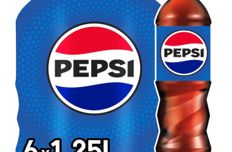 Pepsi Cola Flaschen aus recyceltem Material