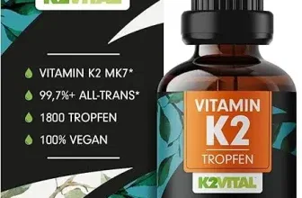 ProFuel Vitamin K2 Tropfen hochdosiert in brauner Glasflasche