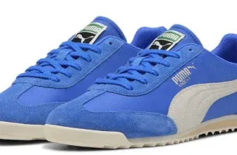 PUMA Arizona Nylon Retro-Sneaker (398682 01) in Blau/Weiß für 29,99€ [Gr. 36 bis 39]