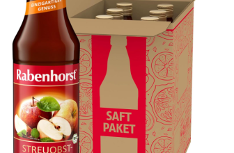 RABENHORST Streuobst-Apfel BIO 6er Pack - 6*700 ml Flaschen