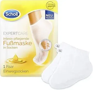 Scholl Expertcare Intensive Pflegende Fußmaske mit 3 Ölen ab 2,56 € mit Prime-Versand.