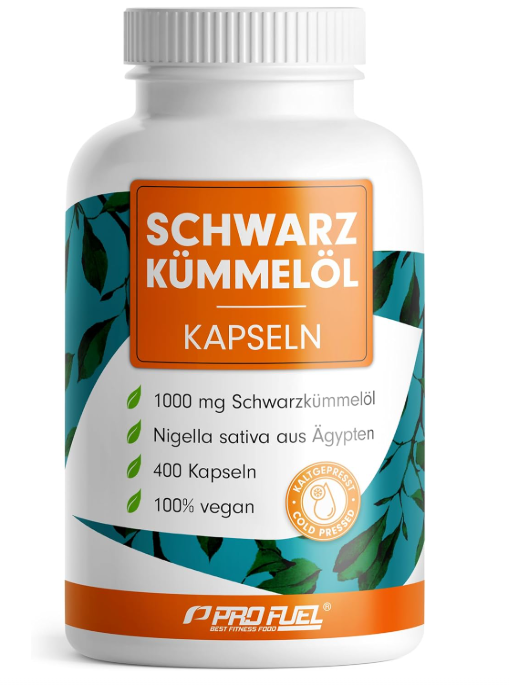 Schwarzkuemmeloel Kapseln 400X Vegan 1000Mg Aegyptisches Schwarzkuemmeloel