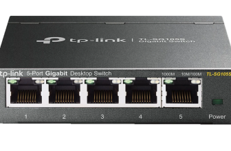 Switch-TP-LINK-TL-SG105S-5-PORT-GIGABIT-SWITCH-METALLGEHÄUSE-Switch-5