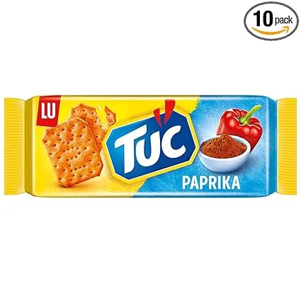 TUC Paprika Cracker Salzgebäck 10er Pack (10x100g) ab 7,69 € inkl. Prime-Versand
