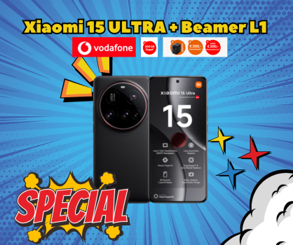 Xiaomi 15 Ultra mit Vodafone-Smart-Tarif, Smart Beamer, 500 GB extra und 200€ Bonus