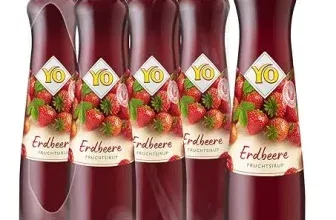 YO Sirup Erdbeere 6er Pack (6 x 700 ml) ab 13,13 € inkl. Prime-Versand