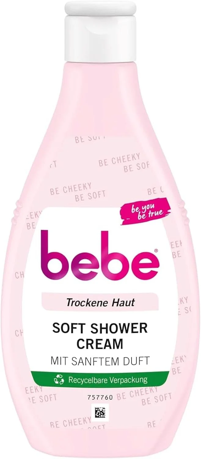 4x Bebe Duschgel Soft Shower Cream Vollgeschmeidig (250 ml)