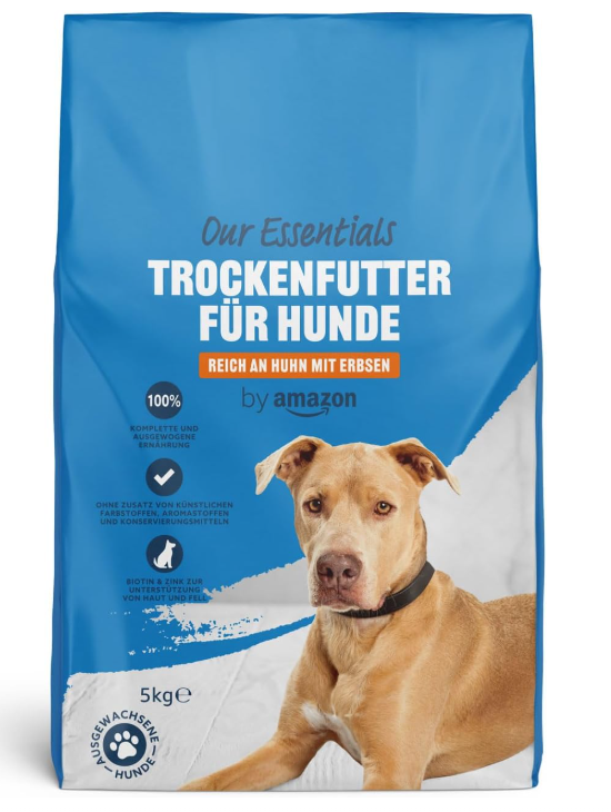 By Amazon Trockenfutter Fuer Hunde Reich An Rindfleisch Mit Erbsen