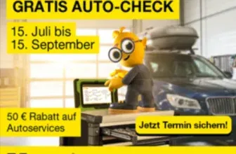 Gratis Prüftage 🚗 🌞 Kfz-Meistercheck 2025 bei Vergölst (ab 15.Juli)