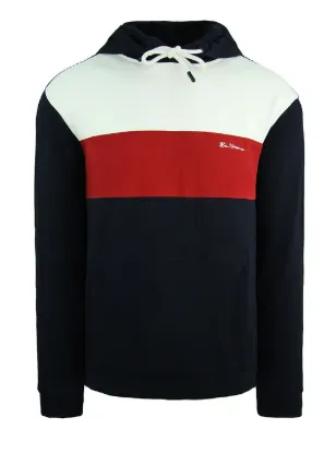 Ben Sherman Getaefelte Herren Navy Hoodie 04 30 2025 02 46 Pm