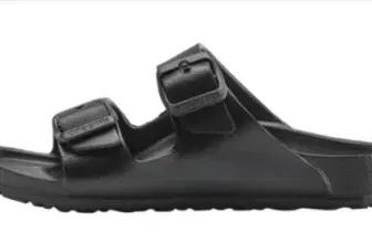 Schwarze Birkenstock Arizona Eva Kinder Badelatschen