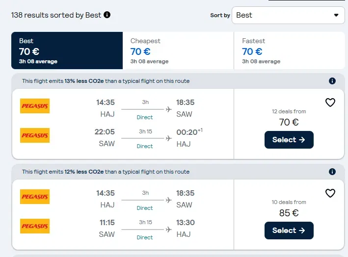 Cheap flights from Hannover to Istanbul at Skyscanner 07 13 2025 05 50 PM Schnäppchen, Deals Und Rabattcodes Des Tages: Günstige Flüge Von Hannover Nach Istanbul Bei Skyscanner