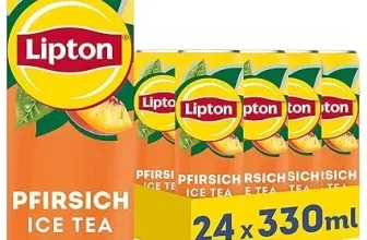 LIPTON ICE TEA Peach, Eistee mit Pfirsich Geschmack, EINWEG (24 x 0,33l ) ab 14,98 € inkl. Prime Versand zzgl. Pfand (statt 23,76 €)