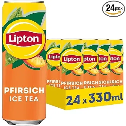 LIPTON ICE TEA Peach, Eistee mit Pfirsich Geschmack, EINWEG (24 x 0,33l ) für 15,99 € inkl. Prime Versand zzgl. Pfand (statt 23,76 €)