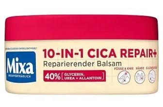 Mixa Urea Balsam 150ml Flasche mit 40% Glycerin und Urea für trockene Hautpflege