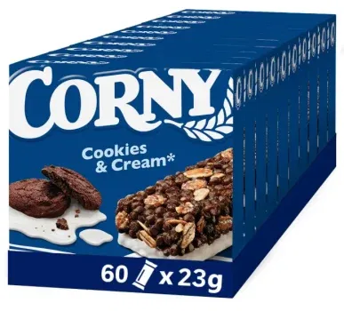 Müsliriegel Corny Classic Cookies & Cream Multipack 60x23g