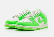 Nike Dunk Low Hv0842-133 In Weiß Und Grün, Erhältlich In Den Größen 35,5 Bis 42