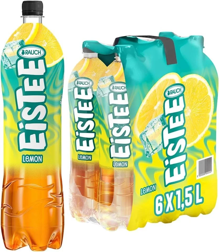 Rauch Eistee Lemon 6er Pack (6×1,5 Liter PET-Flasche)
