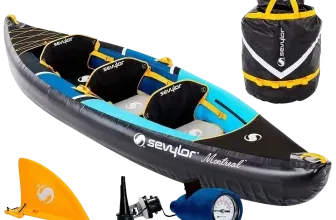 Sevylor Montreal 2+1 aufblasbares Kajak auf dem Wasser
