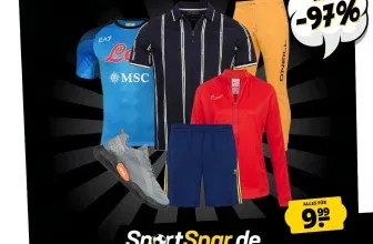SportSpar Fixpreis Sale: 9,99 € pro Artikel zzgl. Versand - attraktive Angebote