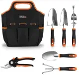 Gartenwerkzeug Set Aus Edelstahl In Praktischer Tasche