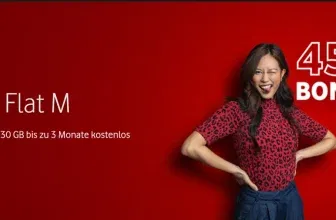 Vodafone CallYa Allnet Flat M jetzt 3 Monate kostenlos + 10 € Bonus Rufnummernmitnahme