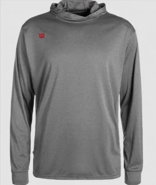 Wilson Hooded Longsleeve Grey Kinder
