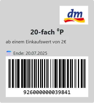 Schnäppchen, Deals Und Rabattcodes Des Tages - Dm 20% Rabattaktion