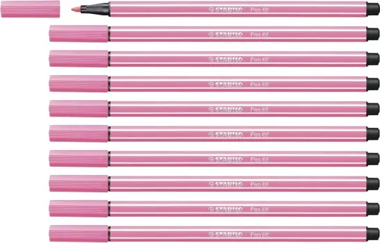 Fehler? STABILO Premium-Filzstift Pen 68-10er Pack rosa für 2,90 € inkl. Prime-Versand (statt 11,00 €)