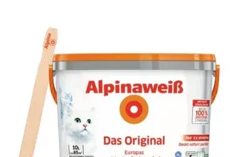 Alpina Wandfarbe Alpinaweiß Das Original mit gratis Rührstab (10L) für 25,94 € inkl. Versand (statt 49,95 €)