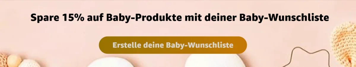 Baby-Wunschliste für Erstausstattung und Babybedarf