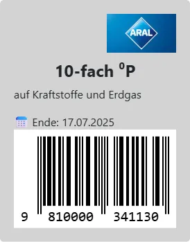 Aral 10 EAN 9810000341130 Schnäppchen, Deals Und Rabattcodes Des Tages - Aral 10 Ean 9810000341130