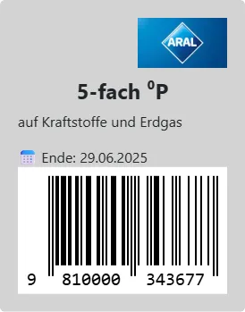 Aral 5 EAN 9810000343677 Schnäppchen, Deals Und Rabattcodes Des Tages - Aral 5
