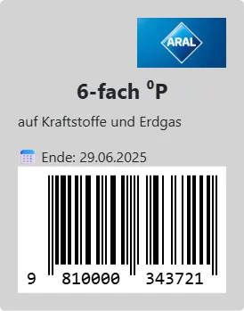 Aral 6 EAN 9810000343721 Schnäppchen, Deals Und Rabattcodes Des Tages - Aral 6